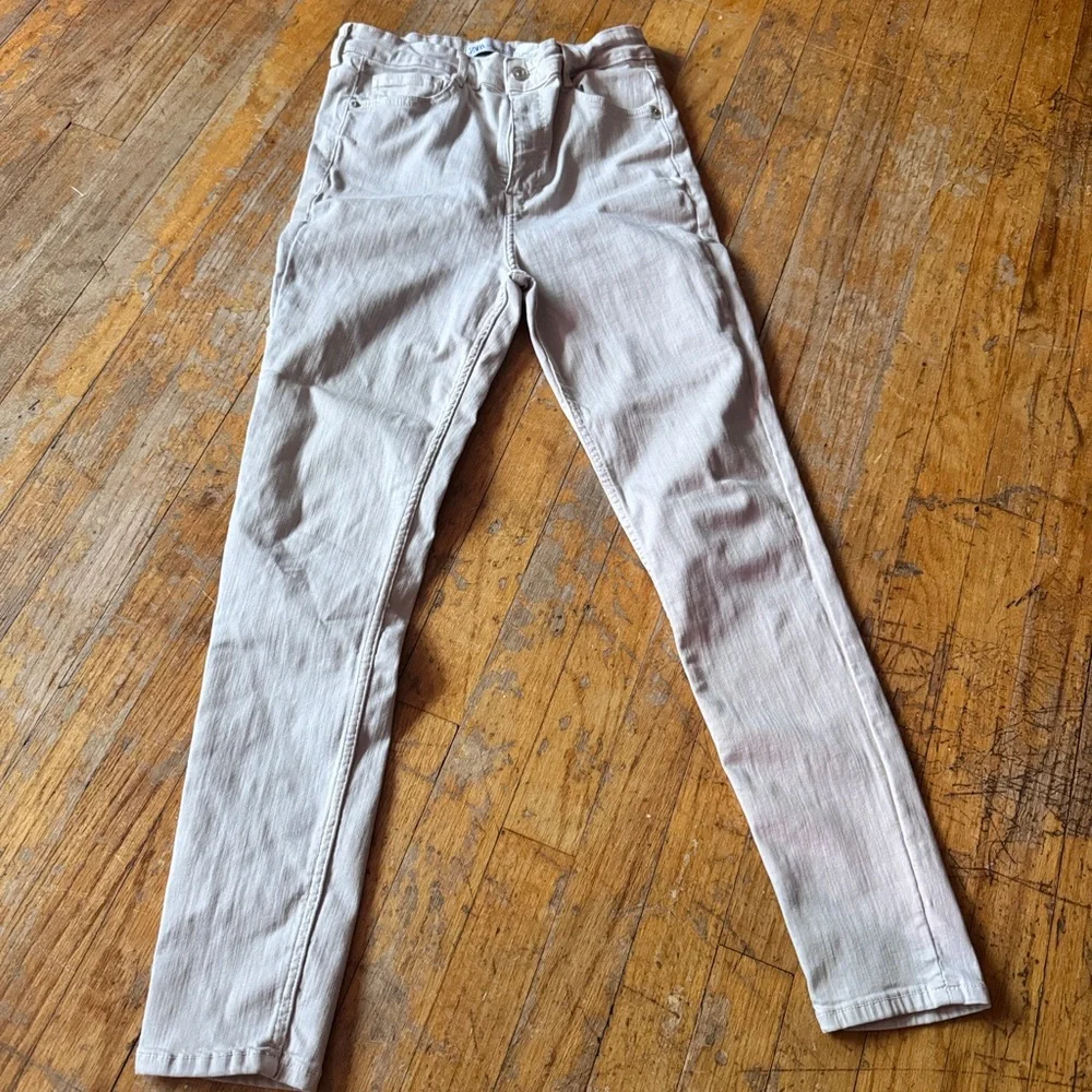 Zara Cream‎ Skinny Jeans